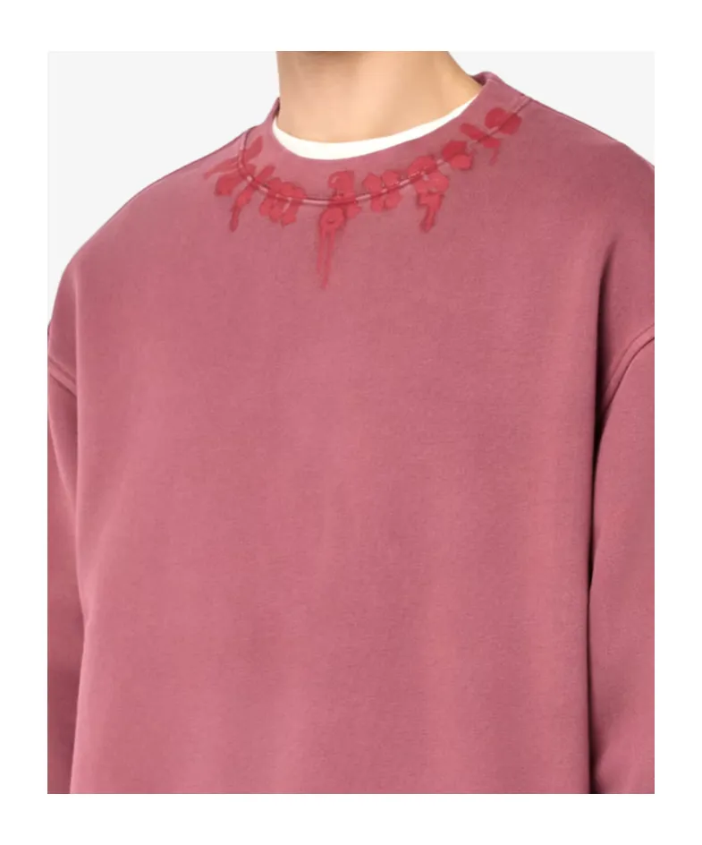 Palm Angels Logo Printed Crewneck Sweatshirt