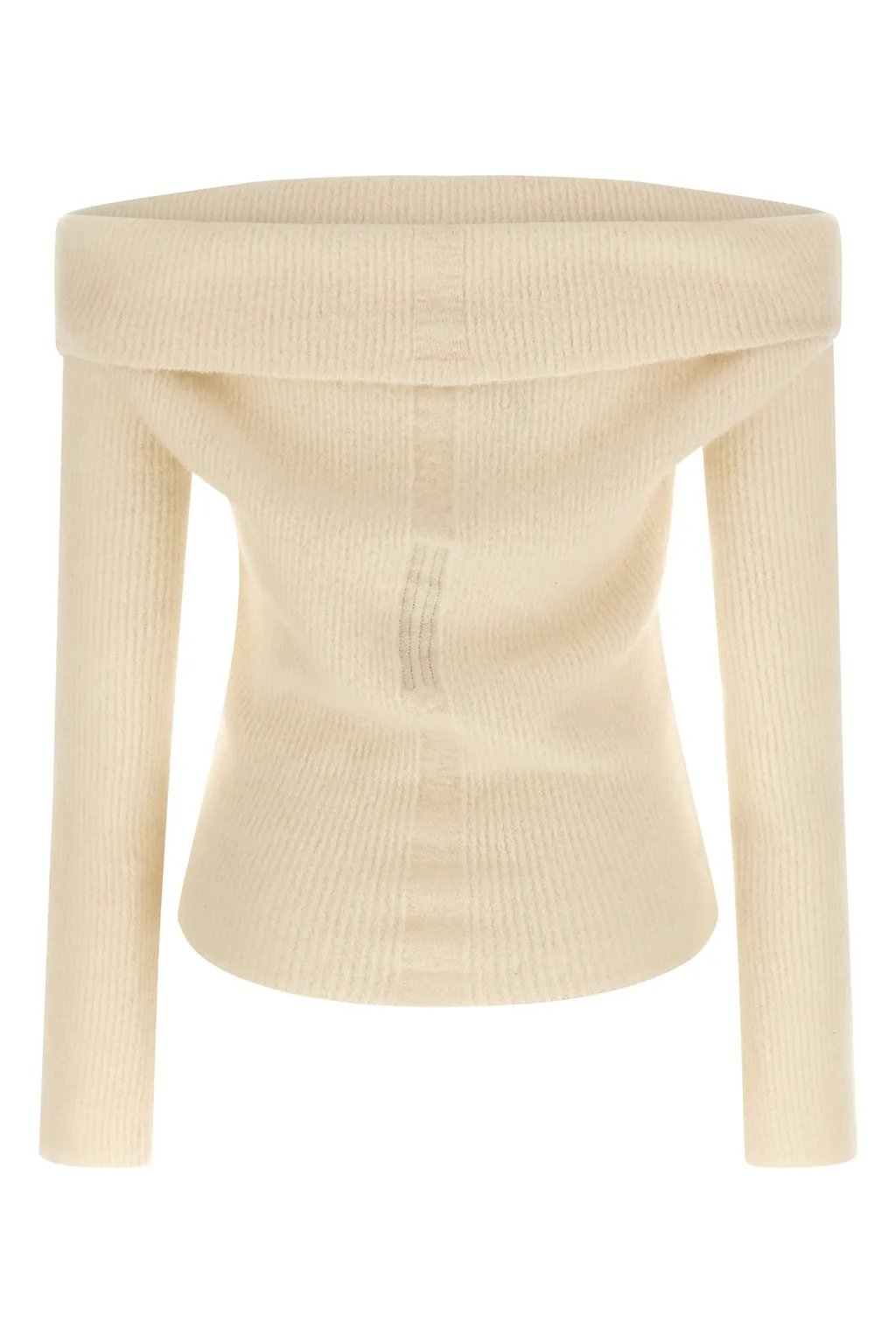 Rick Owens Off-Shoulder Knitted Jumper