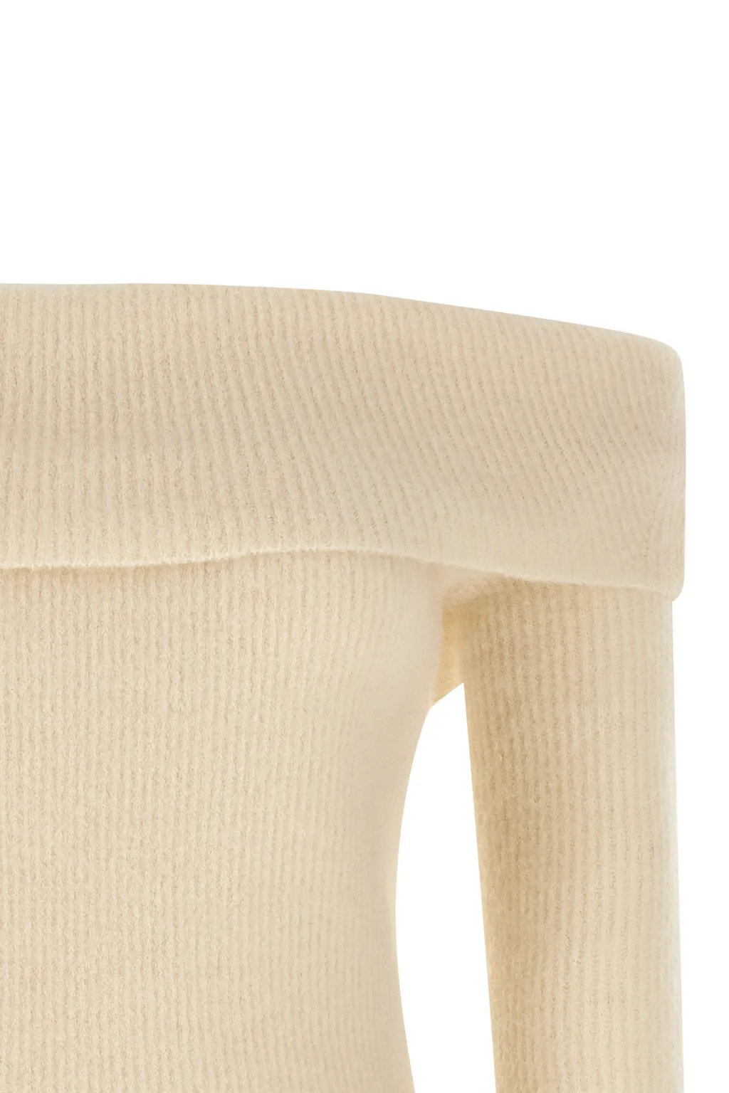 Rick Owens Off-Shoulder Knitted Jumper