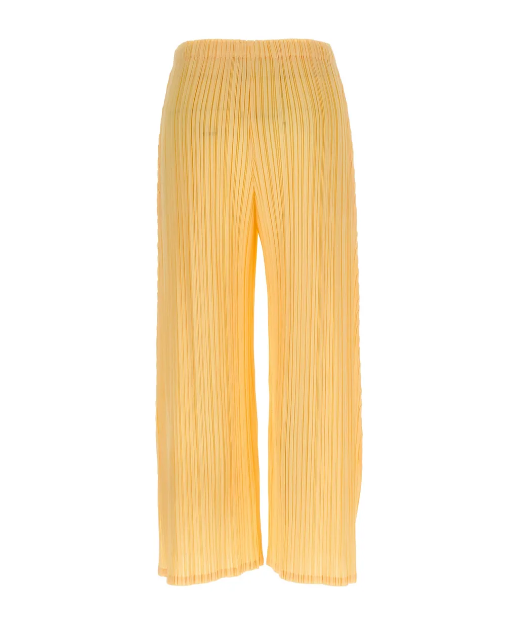 Pleats Please Issey Miyake Elasticated Waistband Pleated Trousers