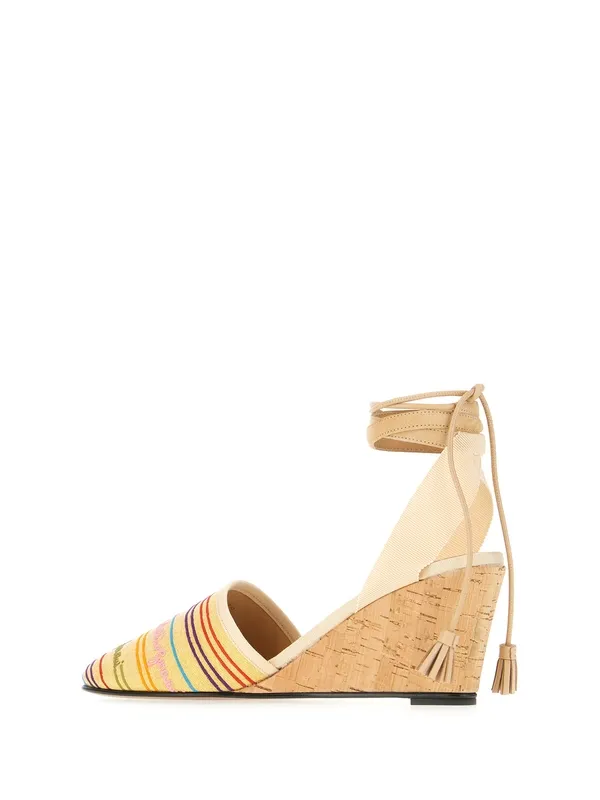 Round-Toe High-Heeled Sandals