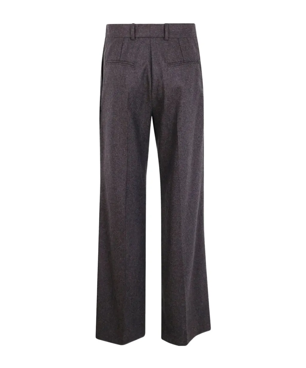 Pleat-Detail Trousers