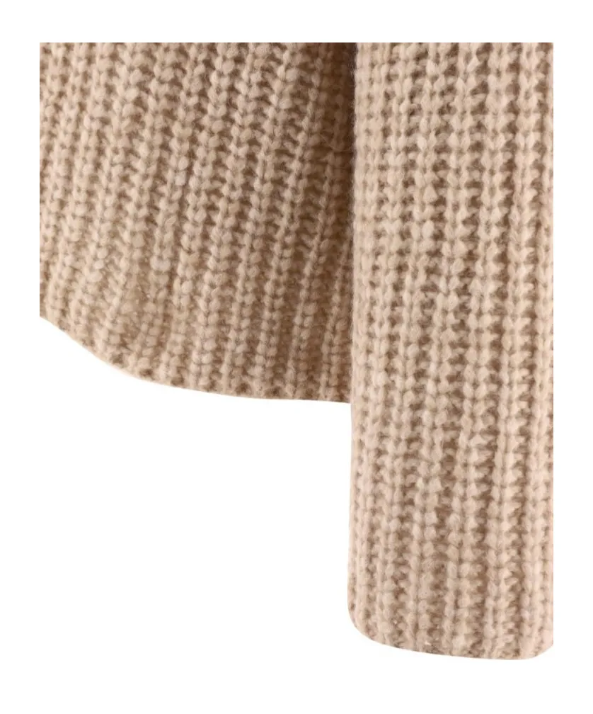 Ribbed V-Neck Sweater