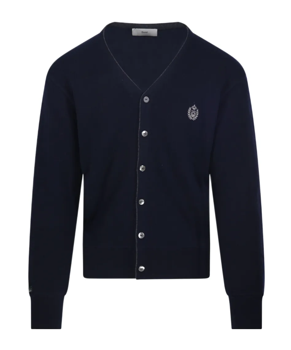Dunst Logo Wool Cardigan