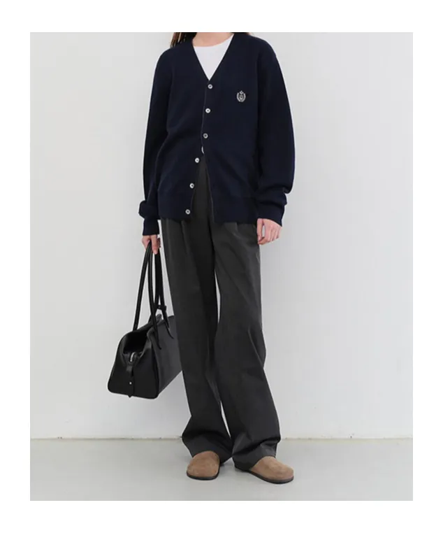 Dunst Logo Wool Cardigan