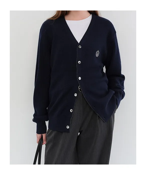 Dunst Logo Wool Cardigan