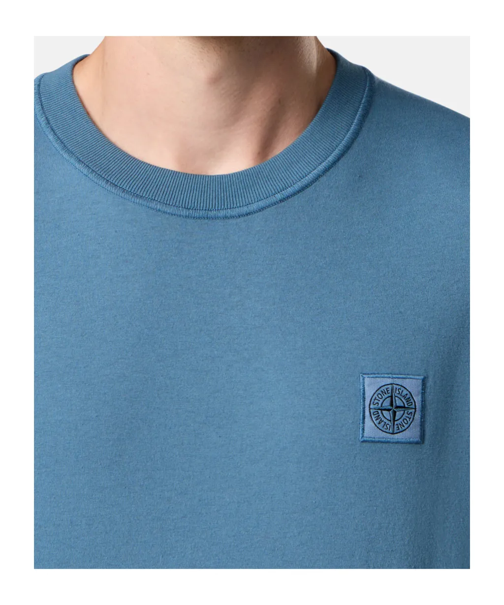 Compass-Patch Cotton T-Shirt
