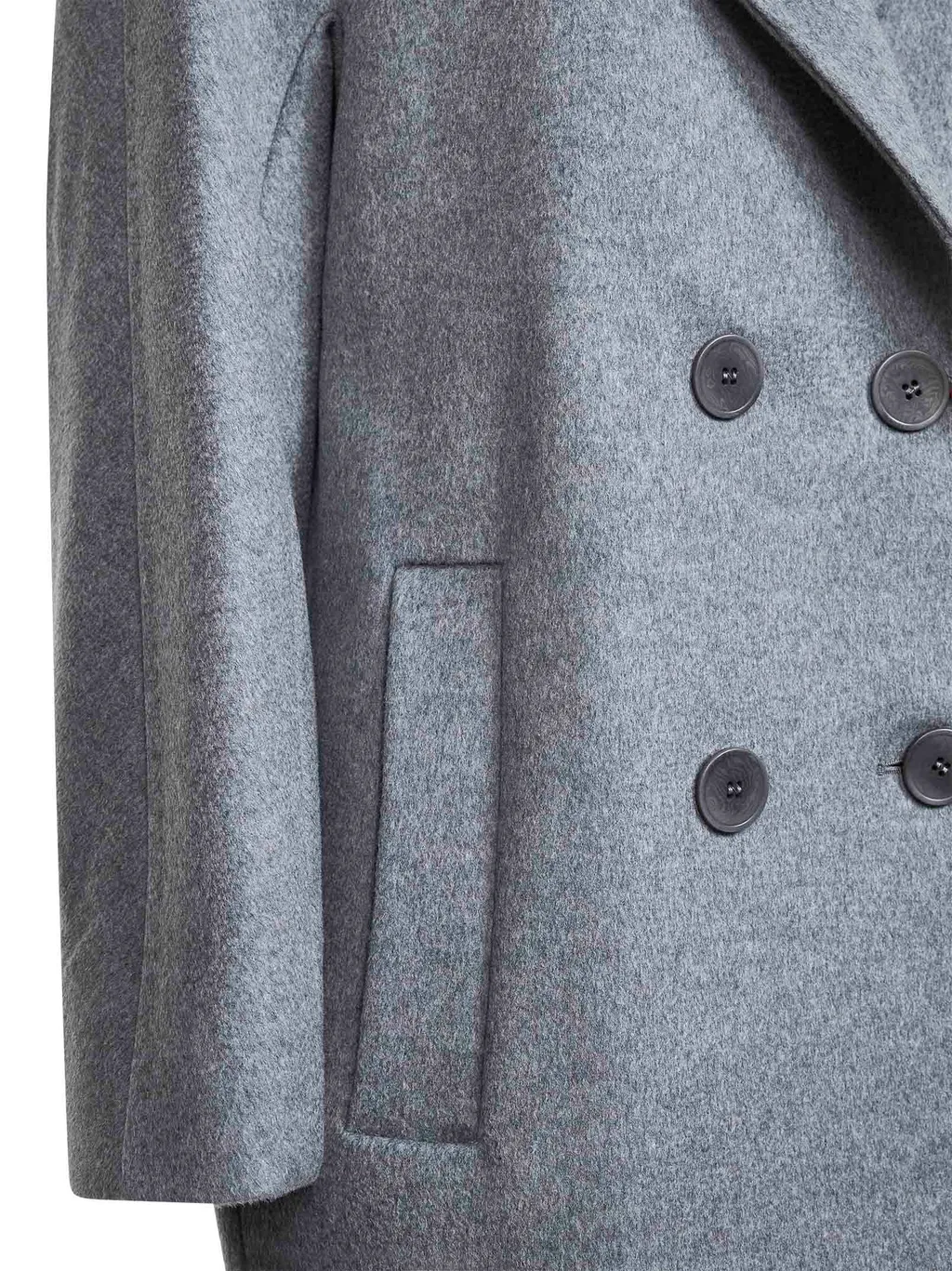 Max Mara Studio Agenda Double-Breasted Long Coat