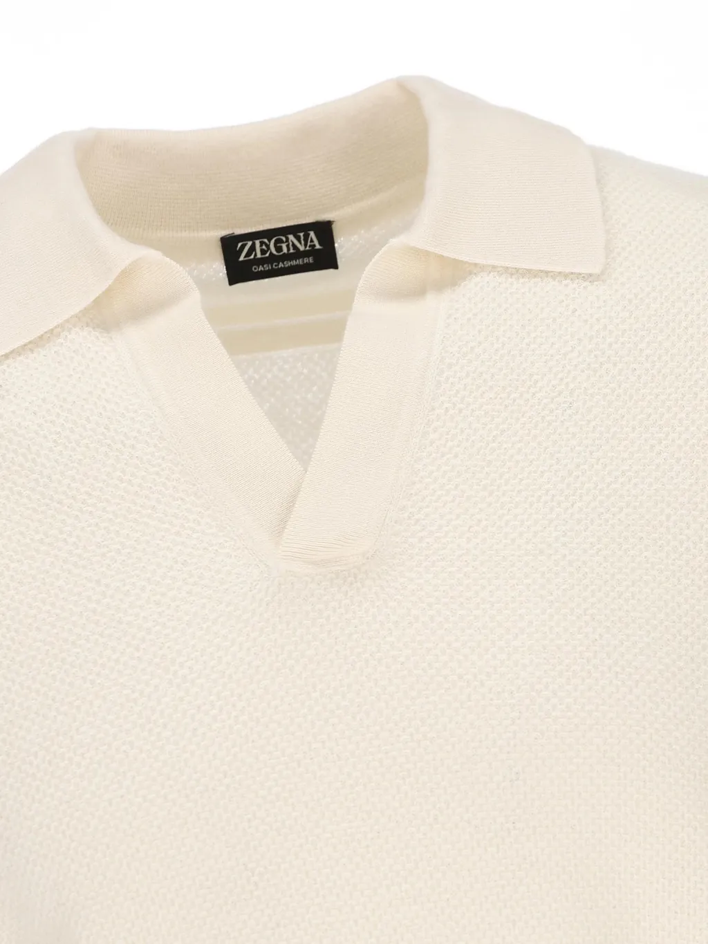 Zegna Long Sleeve Polo Jumper