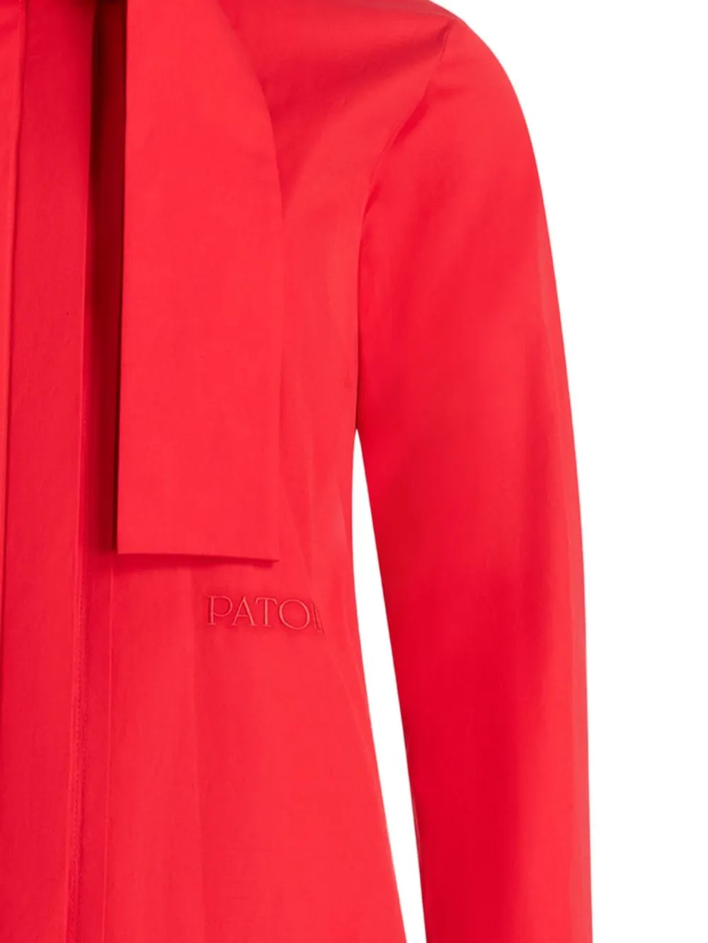 Scarf-Collar Shirt