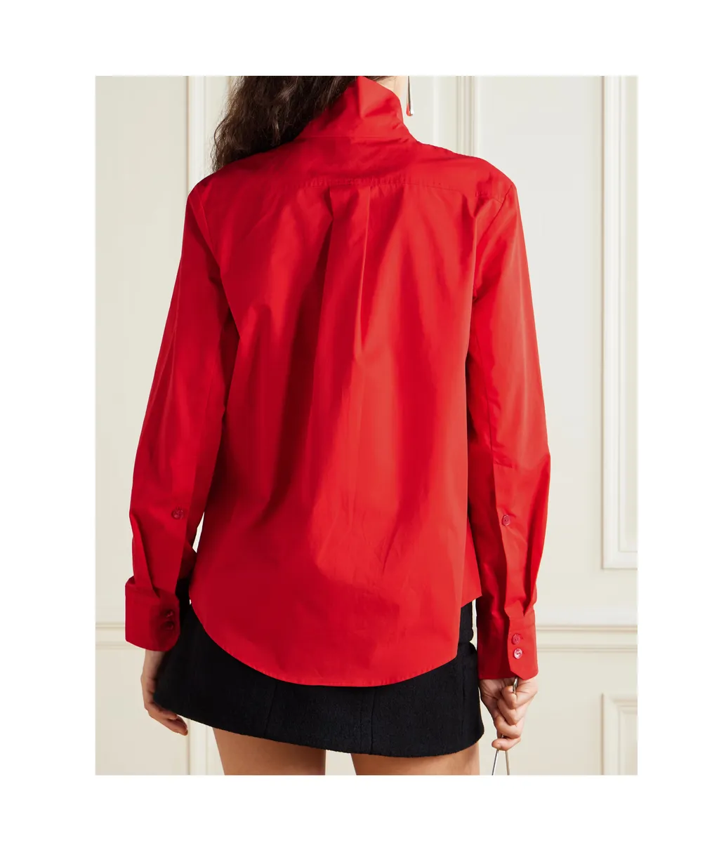 Scarf-Collar Shirt