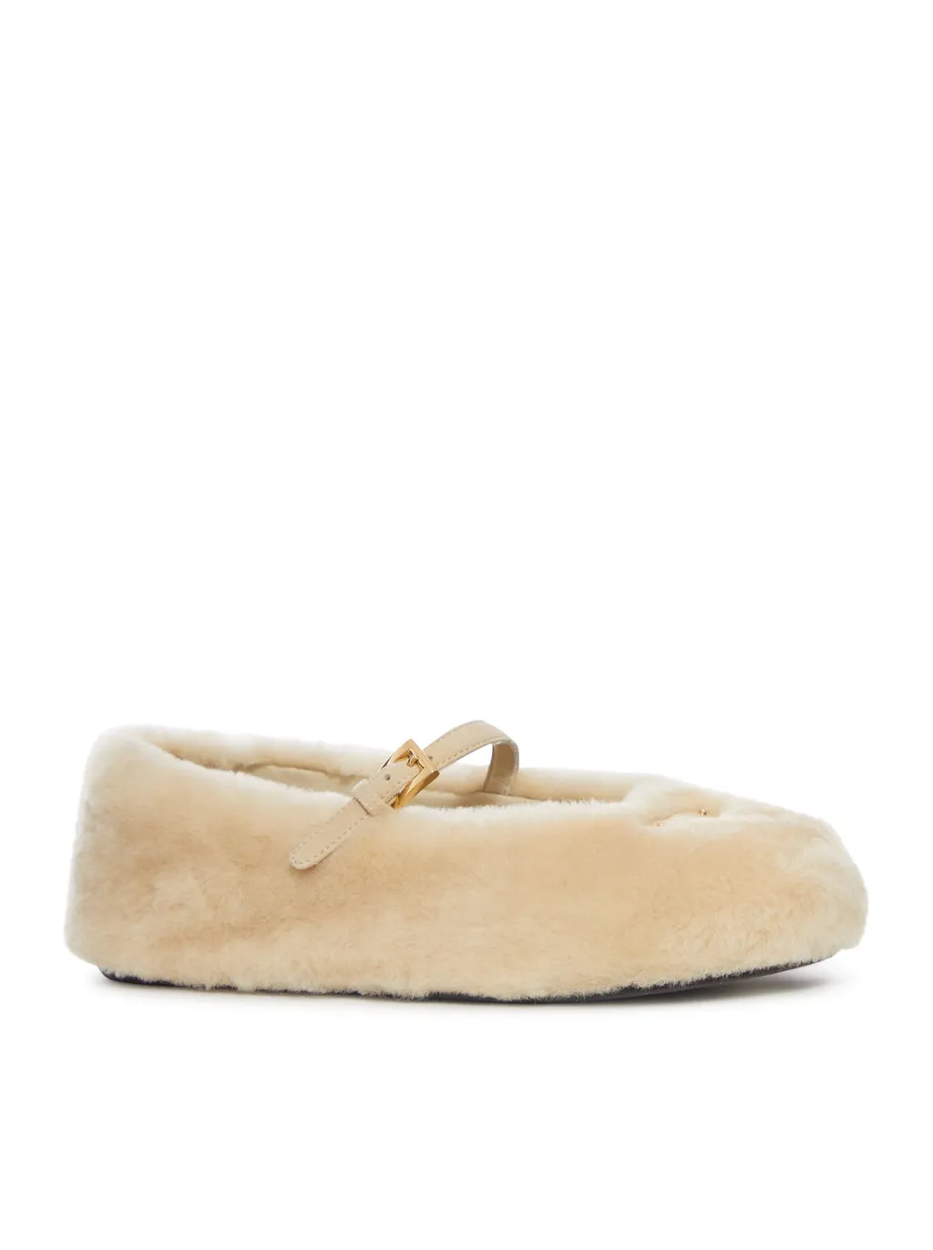 Shearling Ballet Flats