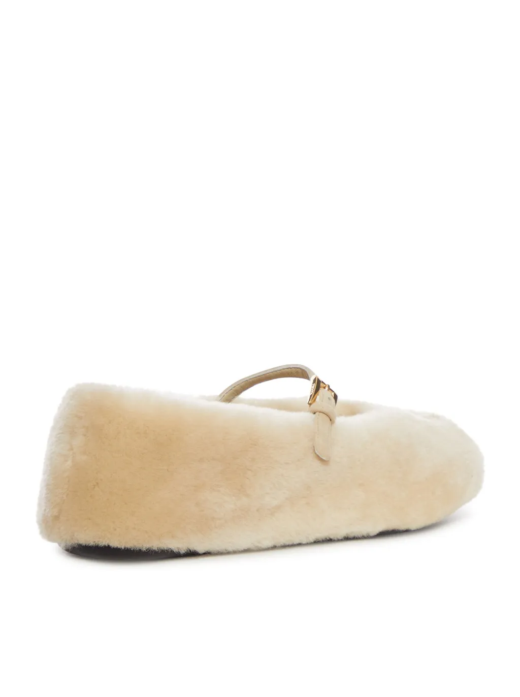 Shearling Ballet Flats