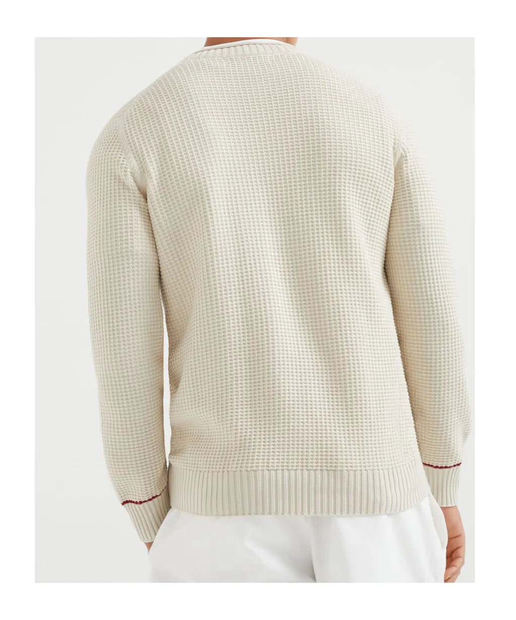 Brunello Cucinelli Long Sleeved Straight Hem Jumper