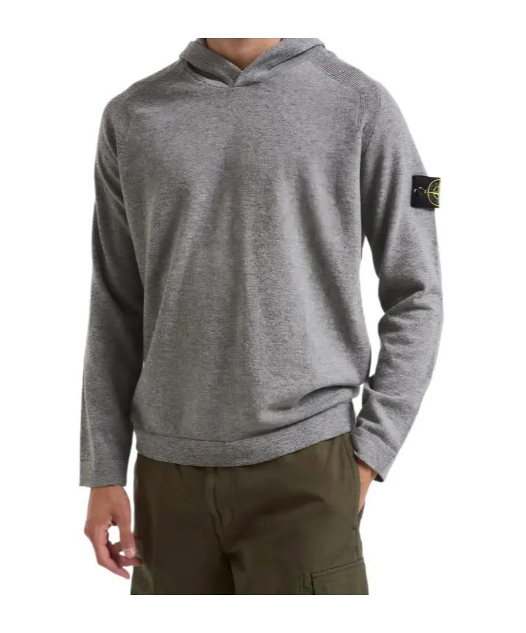 5100015 Hooded Patch Knitwear