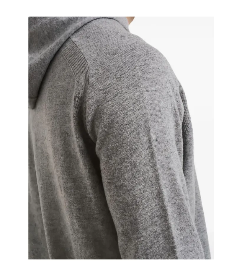 5100015 Hooded Patch Knitwear