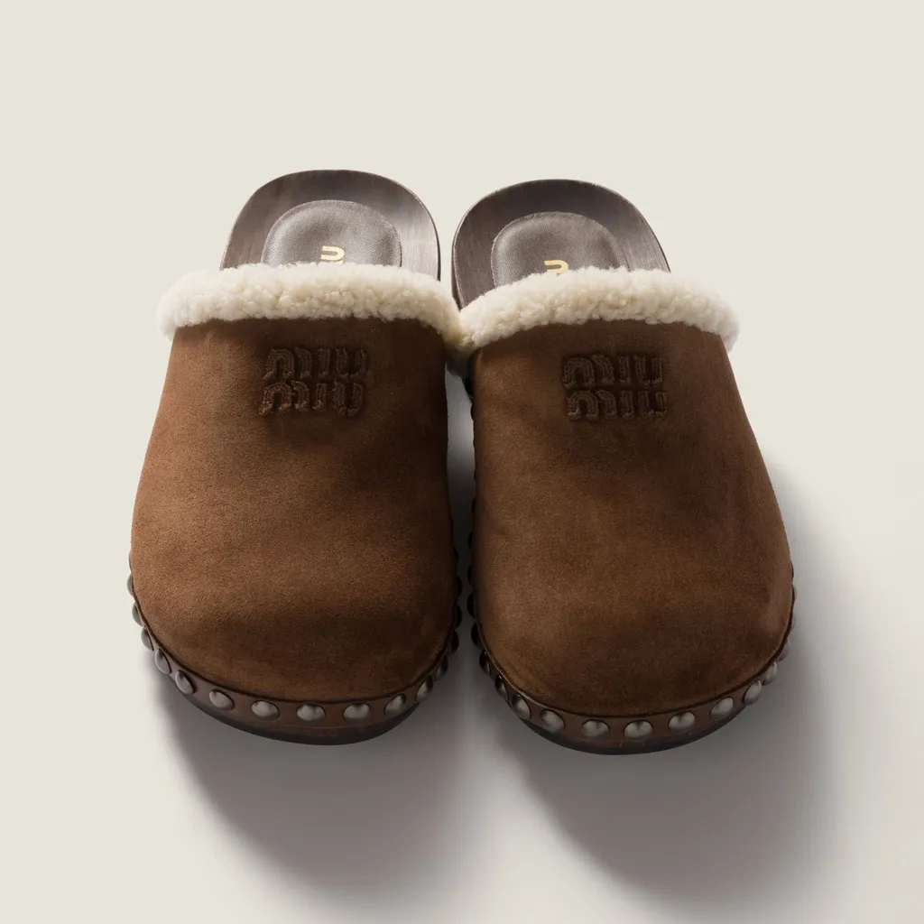 Suede Clogs