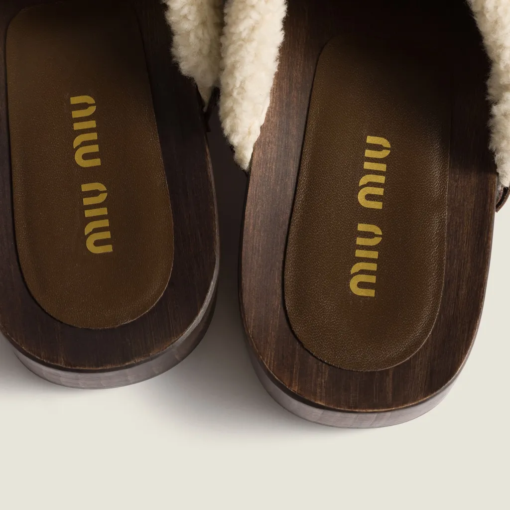 Suede Clogs