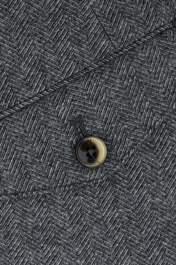 Embroidered Stretch Wool Blend Pants