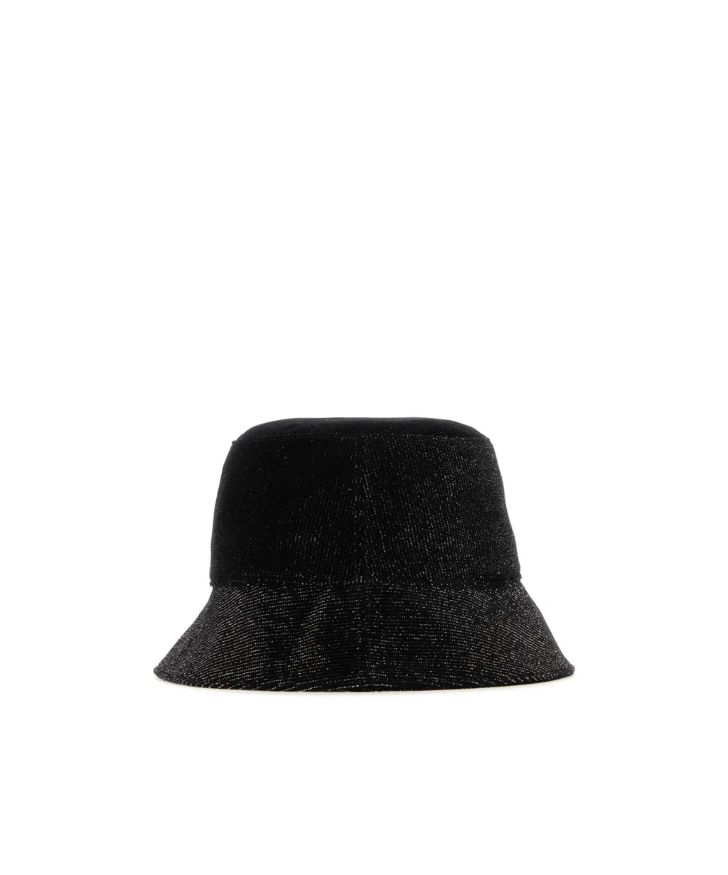 Helen Kaminski Florenze Metallic Velvet Bucket Hat