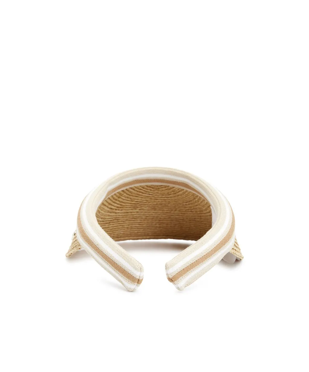 Helen Kaminski Bianca Striped Sun Visor Hat