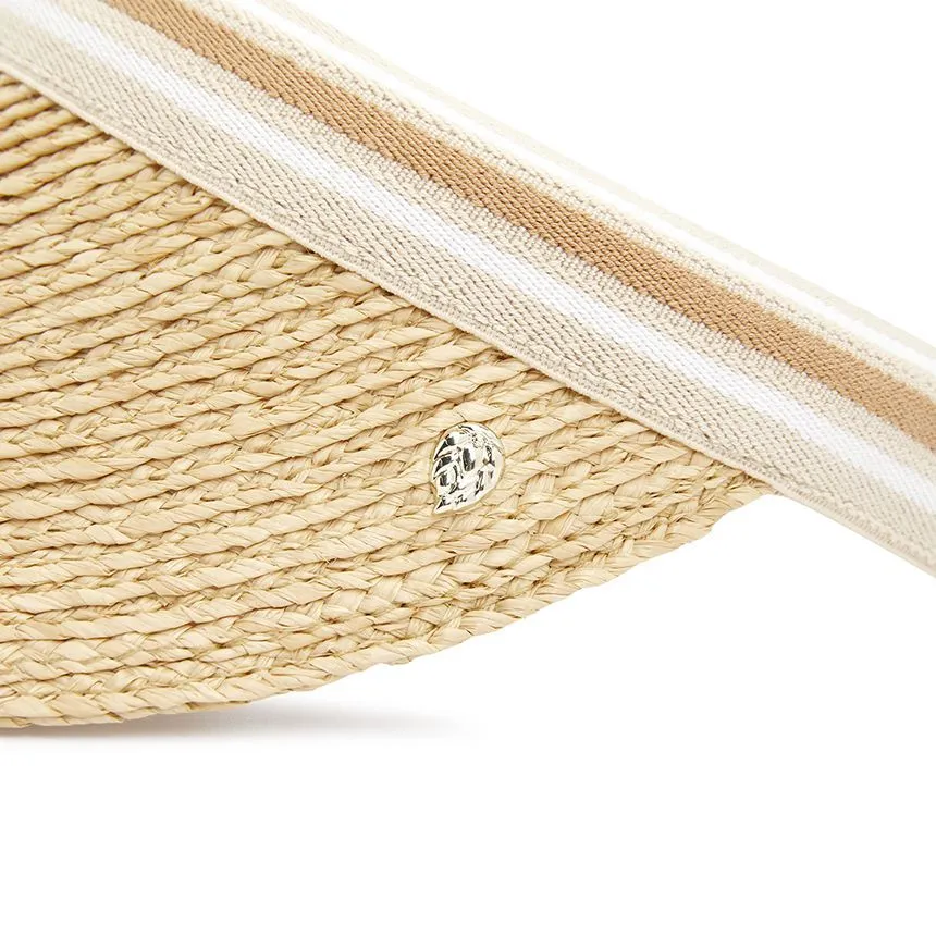 Helen Kaminski Bianca Striped Sun Visor Hat