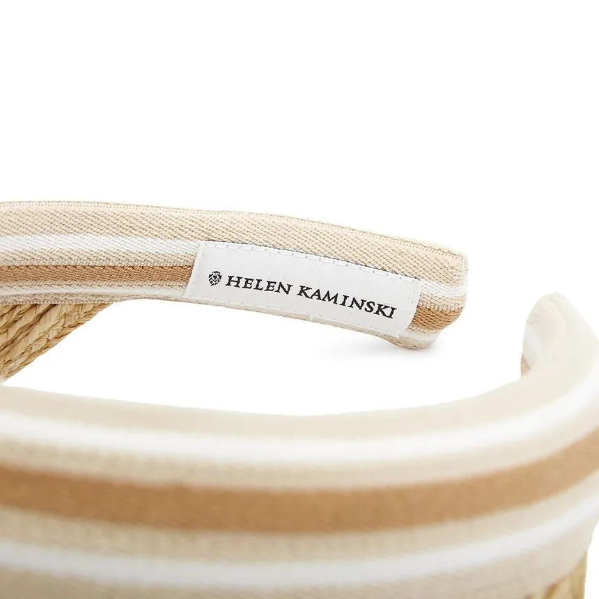 Helen Kaminski Bianca Striped Sun Visor Hat