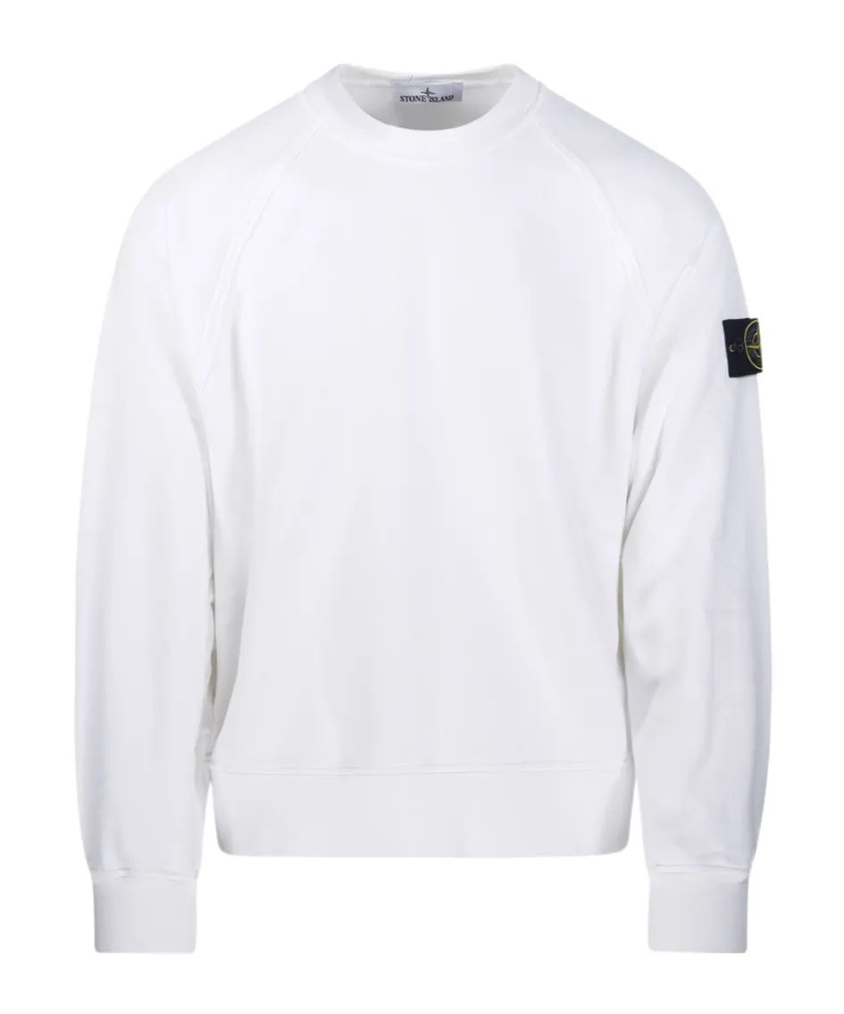Stone Island Logo Patch Crewneck Sweatshirt