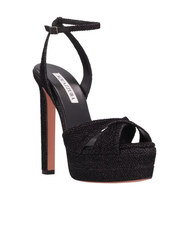130Mm Glitter-Embellishment Sandals