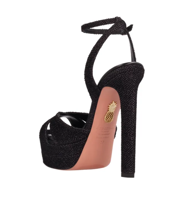 130Mm Glitter-Embellishment Sandals