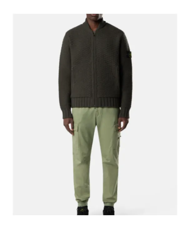 Stone Island Zip-Up Bomber Jacket