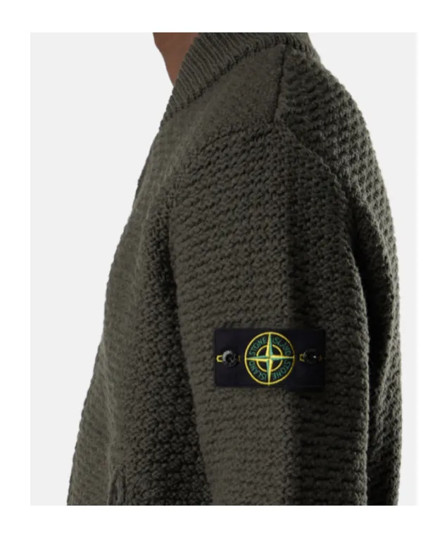 Stone Island Zip-Up Bomber Jacket