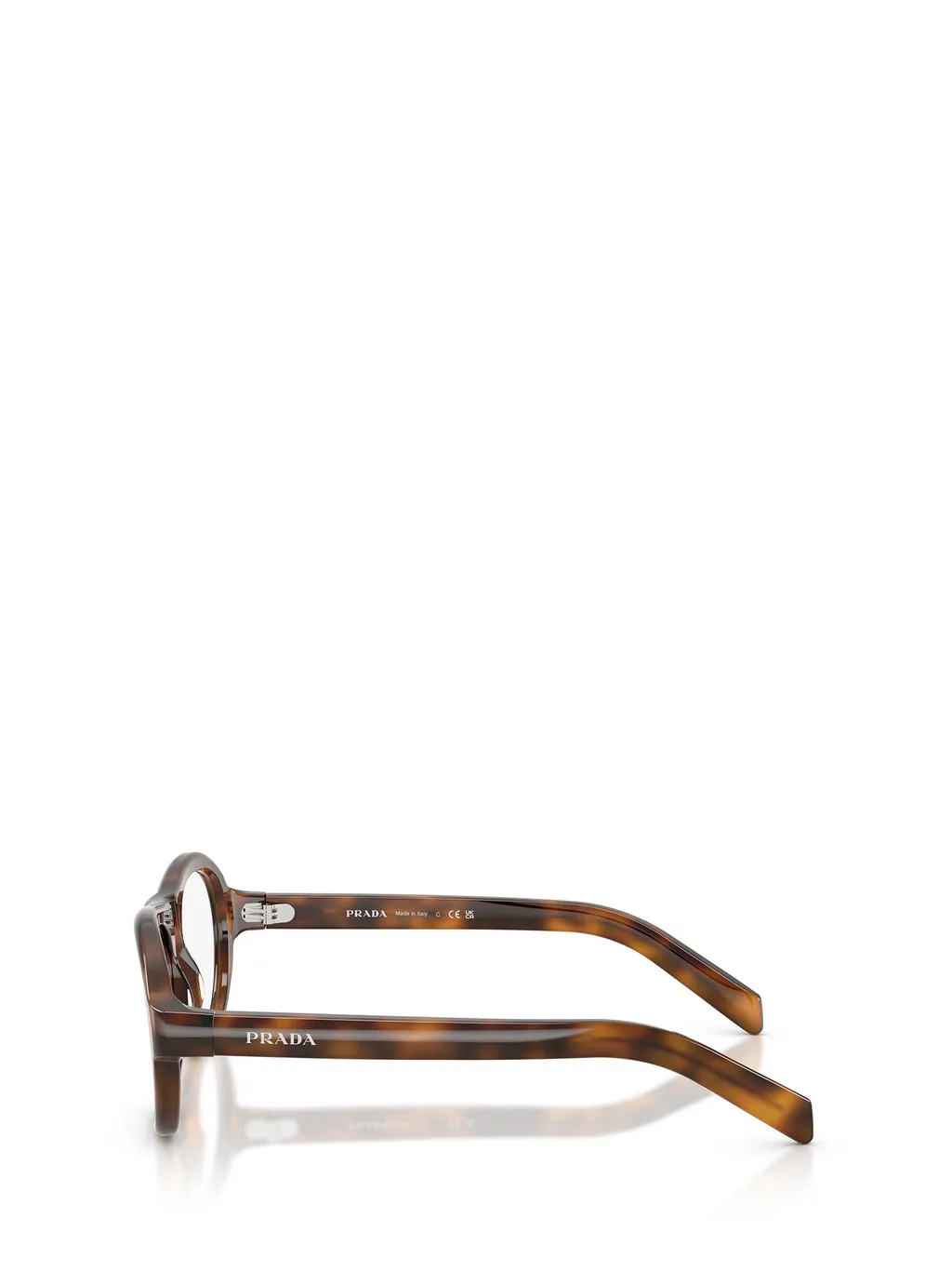 Prada Eyewear Oval Frame Glasses