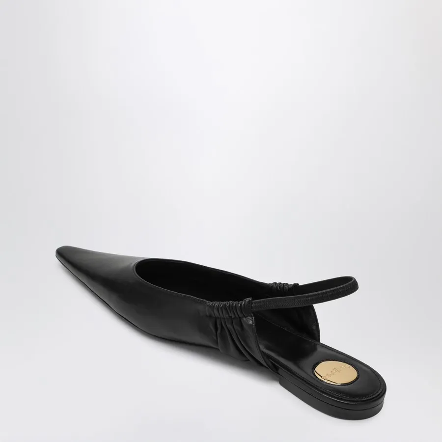 Saint Laurent Biarritz Pointed Toe Slingback Ballet Flats