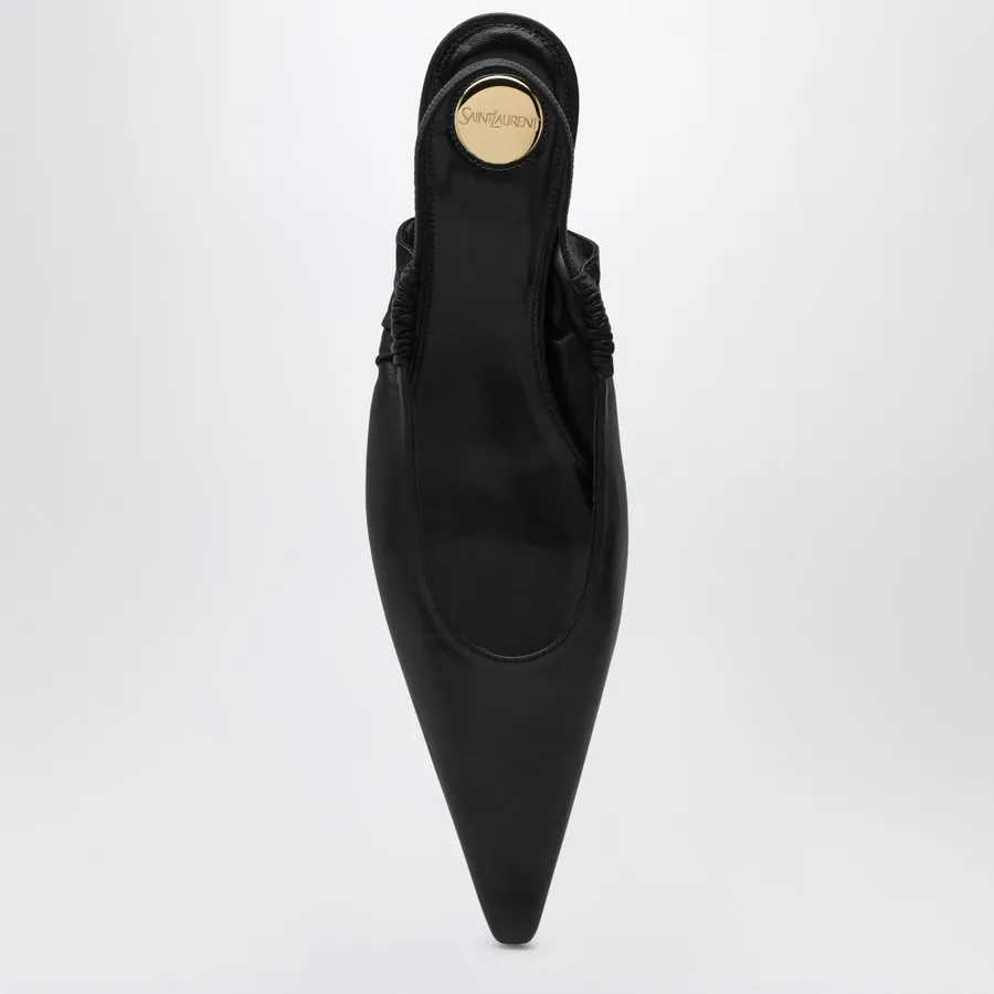 Saint Laurent Biarritz Pointed Toe Slingback Ballet Flats