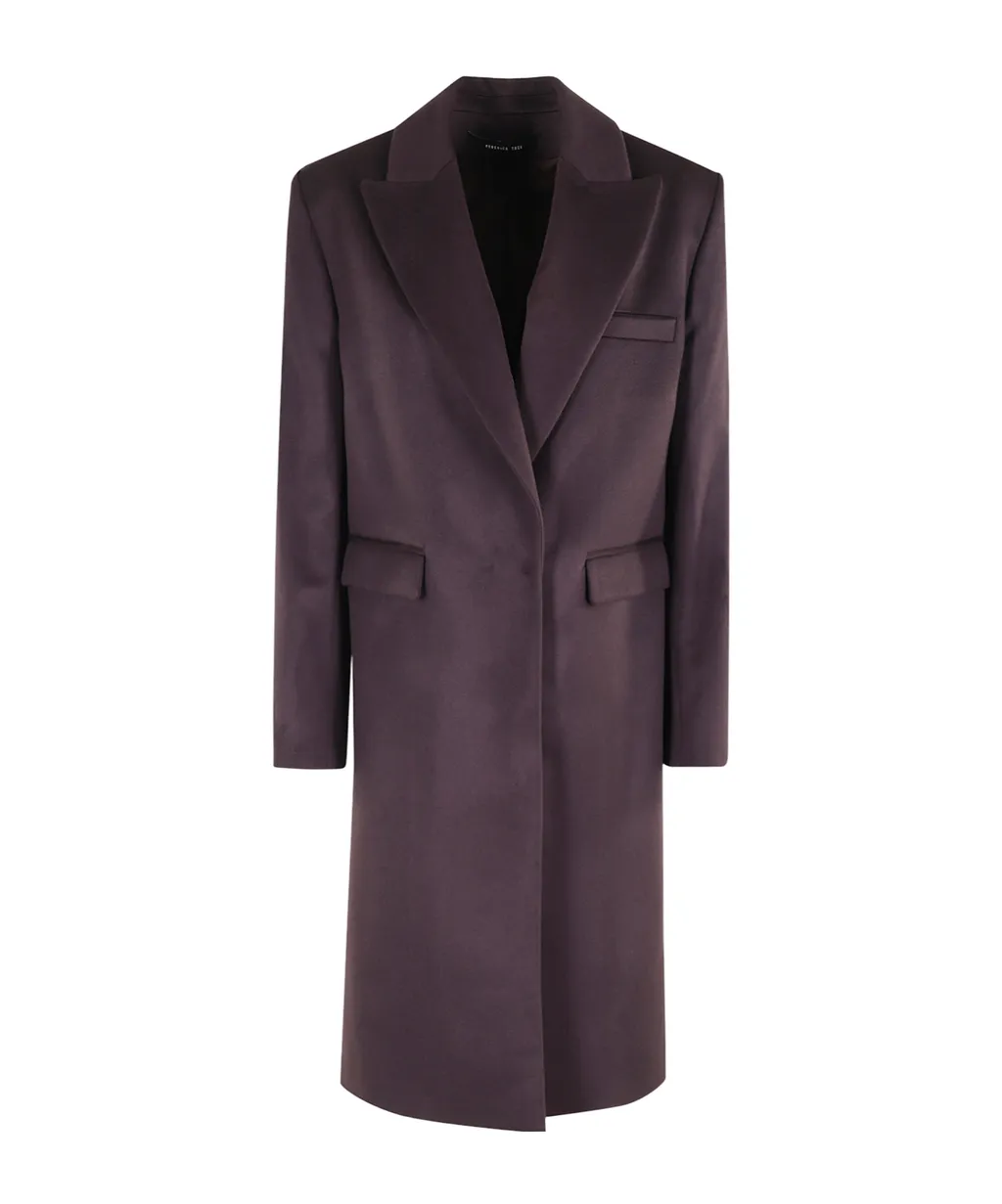 Peak-Lapel Coat