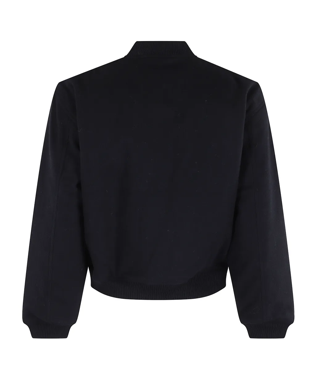 Long-Sleeved Bomber Jacket