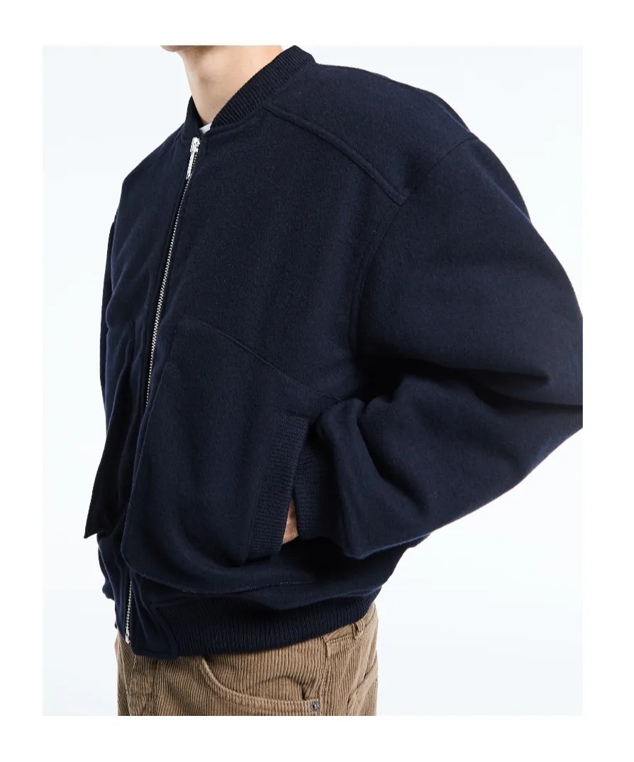 Long-Sleeved Bomber Jacket