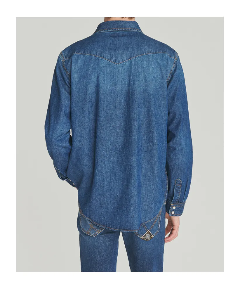 Martin Shirt In Bruce Wash Denim