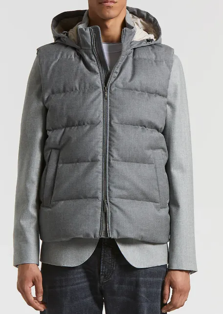 Hooded Quilted Gilet