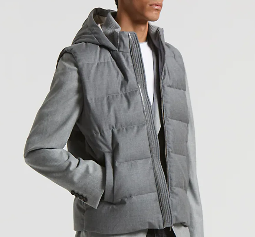 Hooded Quilted Gilet