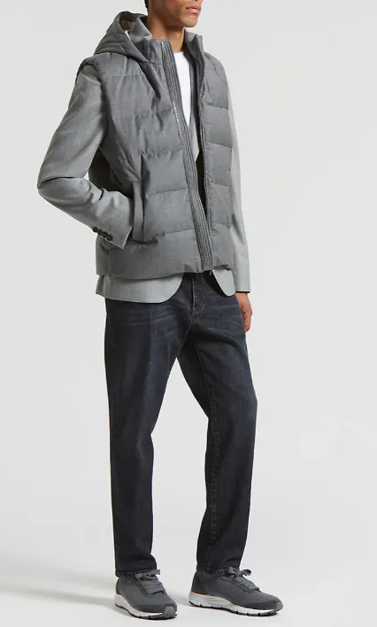 Hooded Quilted Gilet