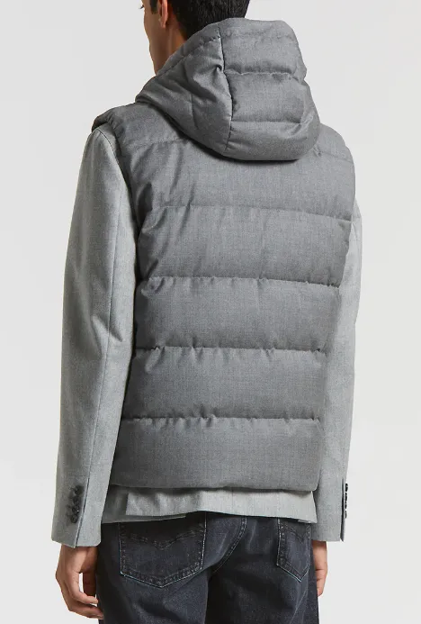 Hooded Quilted Gilet