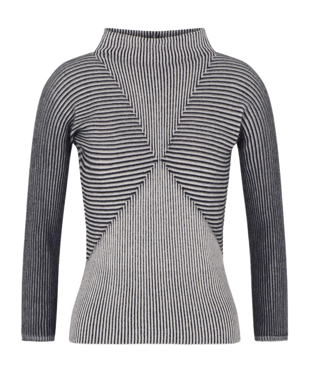 Emporio Armani Damier Long Sleeved Jumper