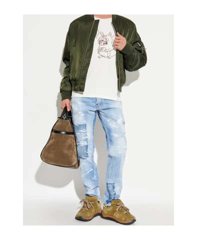 Dsquared2 Graphic Printed Crewneck T-Shirt