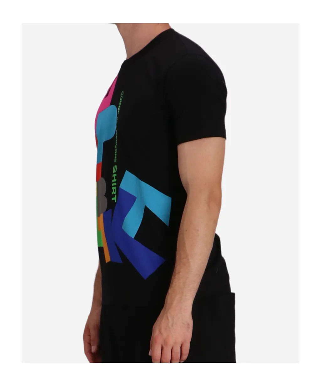 Abstract-Print T-Shirt