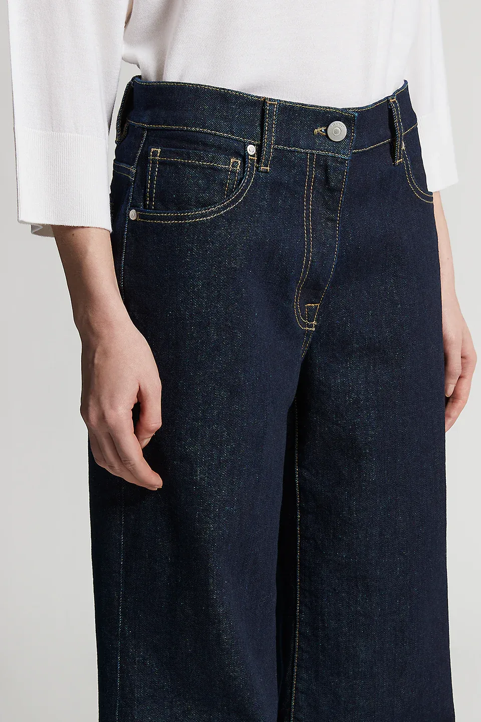 Logo-Patch Five-Pocket Denim Jeans