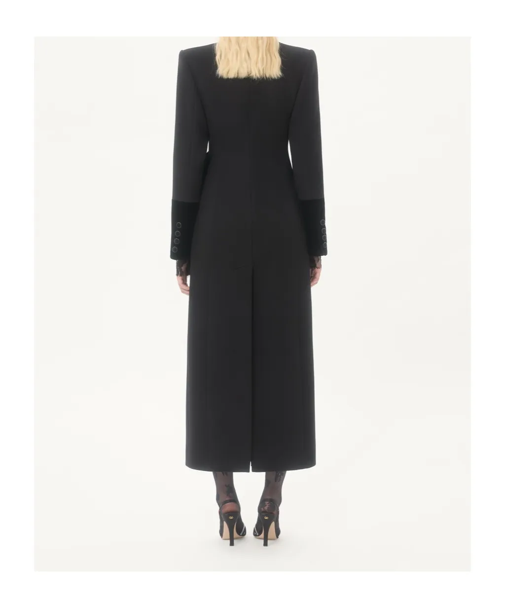 Bow-Detailed Coat