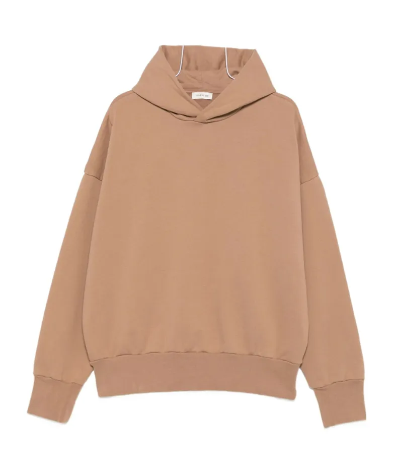 Fear Of God Dropped-Shoulder Long Sleeved Hoodie