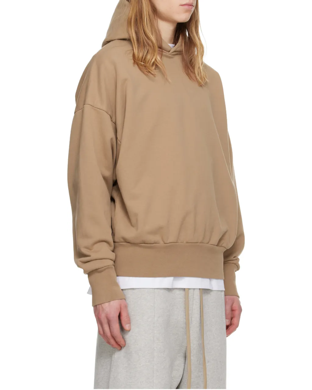 Fear Of God Dropped-Shoulder Long Sleeved Hoodie